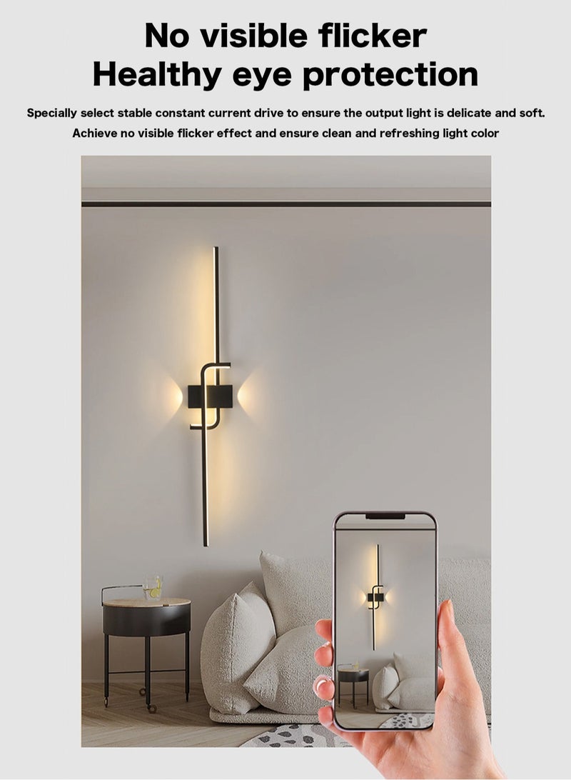 （Warm light-80CM）Modern wall lights Home appliances Nordic style long lumen home decoration Bedroom dining room TV wall lighting fixtures，wall lamp