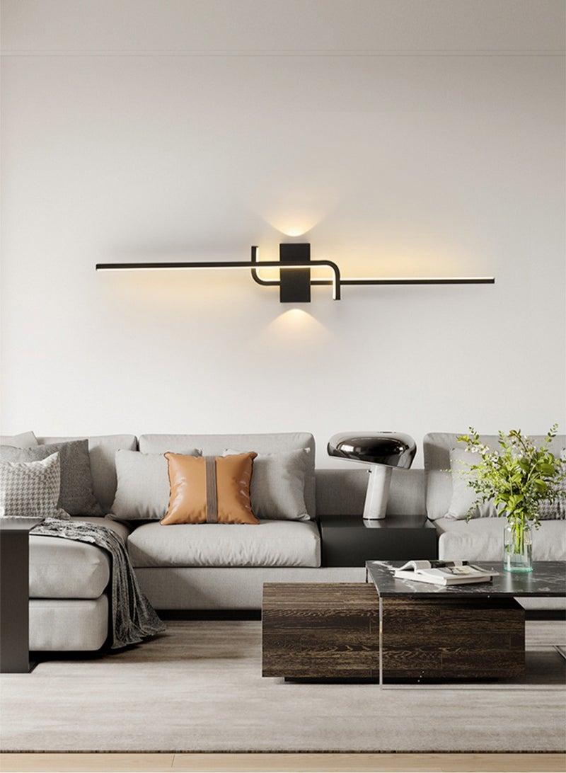 （Warm light-80CM）Modern wall lights Home appliances Nordic style long lumen home decoration Bedroom dining room TV wall lighting fixtures，wall lamp