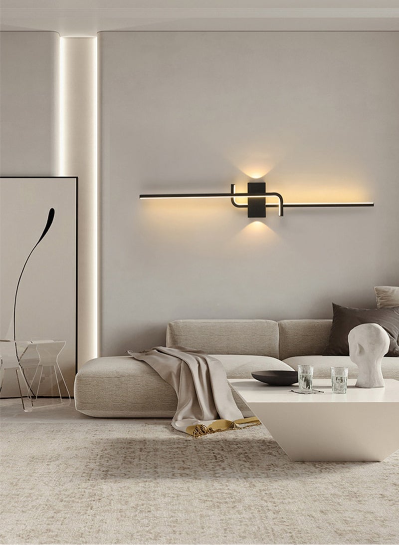 （Warm light-80CM）Modern wall lights Home appliances Nordic style long lumen home decoration Bedroom dining room TV wall lighting fixtures，wall lamp