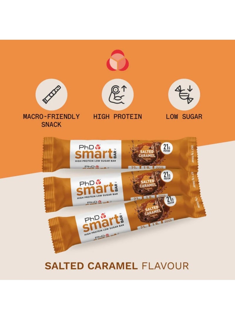 PhD Smart Bar Salted Caramel Flavor 64g Pack of 12