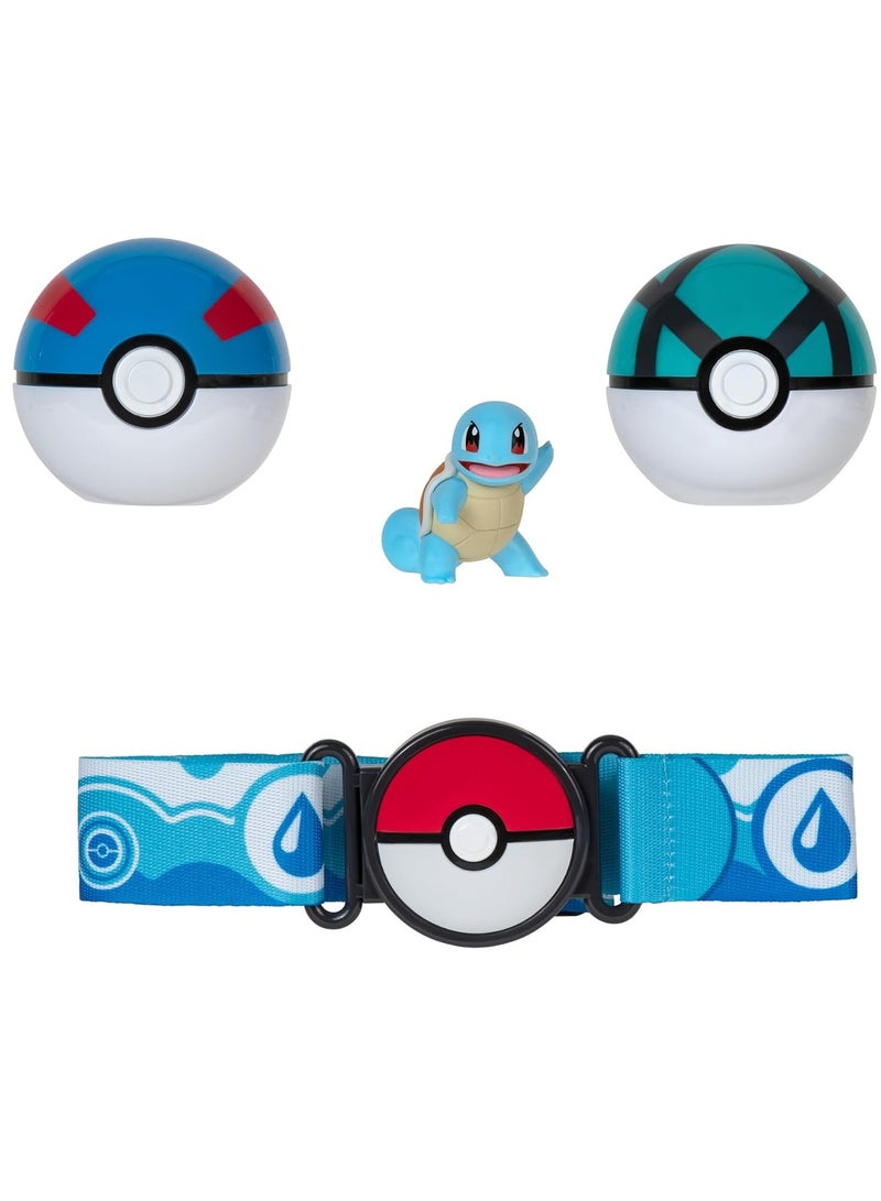 Pokemon Clip 'N Go Squirtle Poke Ball Belt Set