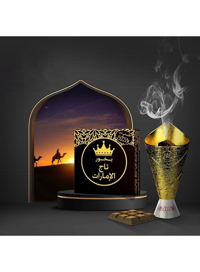 3Pcs Bakhoor Crown of Emirates Incense 40GMS