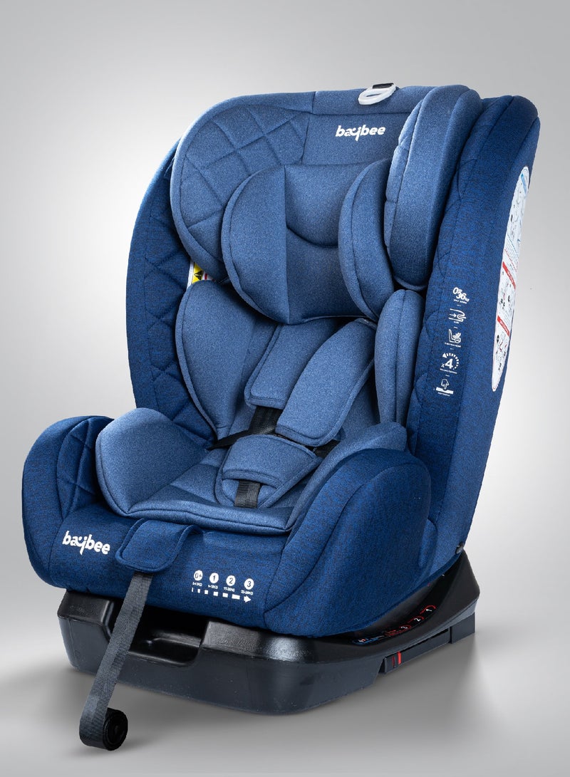 Convertible Car Seat for Baby 0 to 12 Years with ISOFIX, 3 Position Recline, Headrest Adjustable ECE R44/04 Safety Certified Travel Baby Car Seat for Toddlers Kids Boys Girls Blue