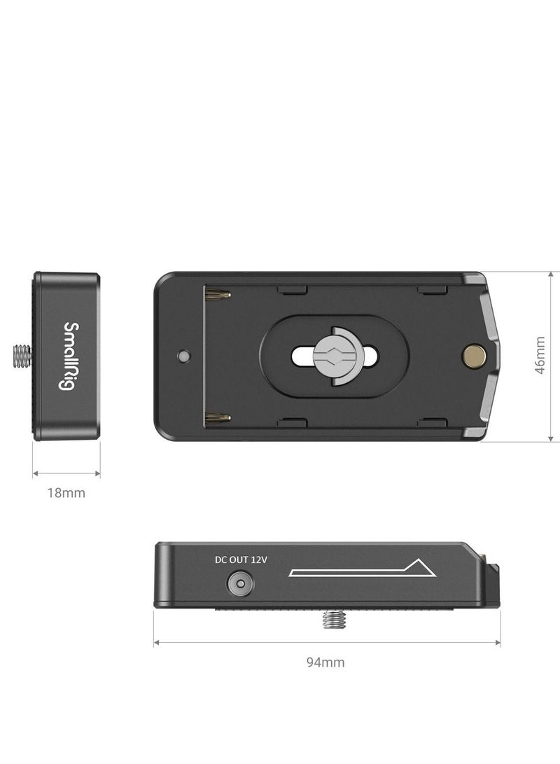 SmallRig 3018 NP-F Battery Adapter Plate Lite