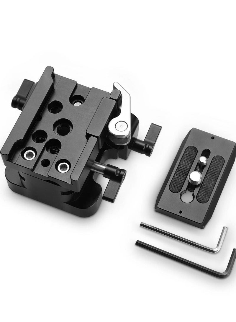 SmallRig 2092B Universal 15mm Rail Support System Baseplate