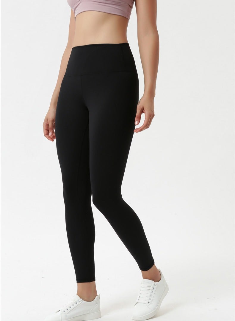 Yoga Tight Fitting Stretch Soft Pants Black