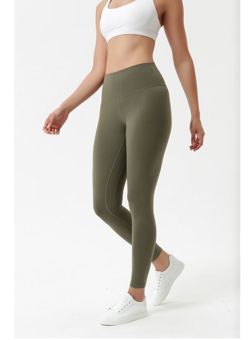 Yoga Tight Fitting Stretch Soft Pants Green