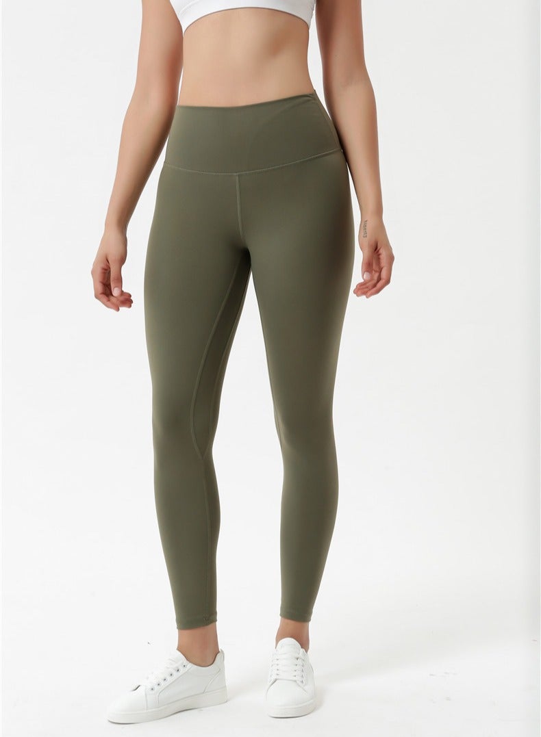 Yoga Tight Fitting Stretch Soft Pants Green