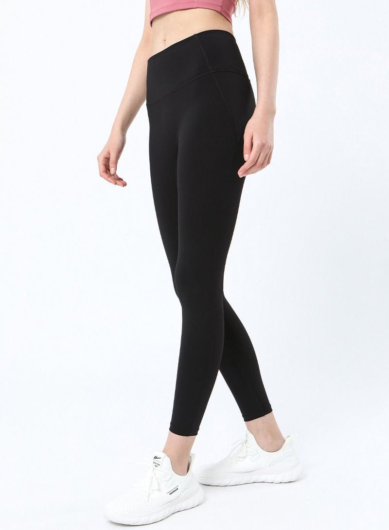 Yoga Tight Fitting Stretch Soft Pants Black