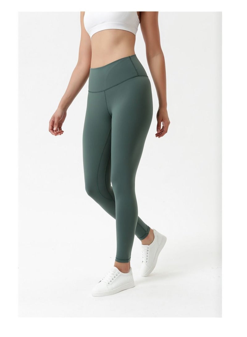 Yoga Tight Fitting Stretch Soft Pants Green