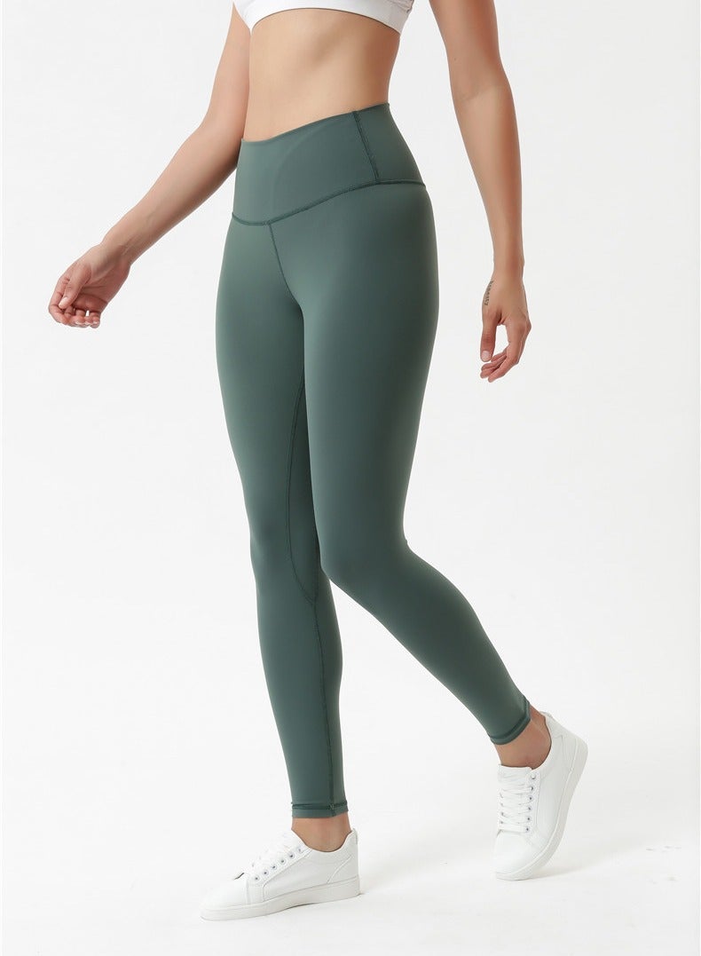 Yoga Tight Fitting Stretch Soft Pants Green