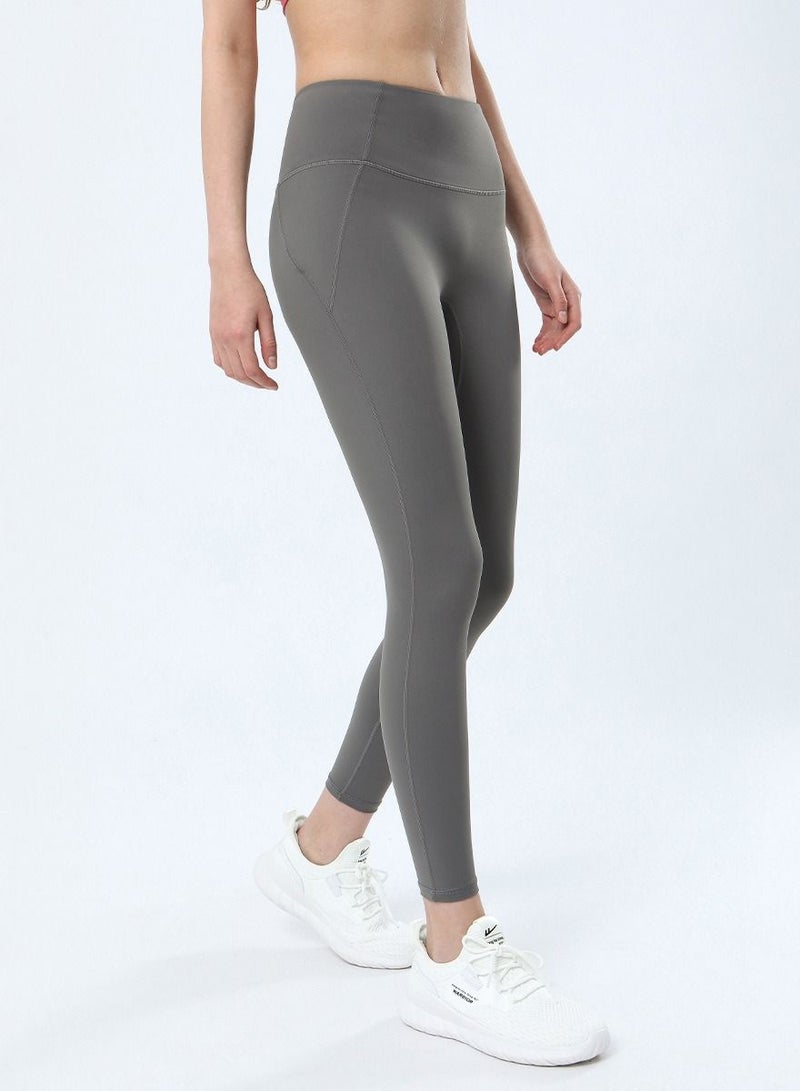 Yoga Tight Fitting Stretch Soft Pants Grey