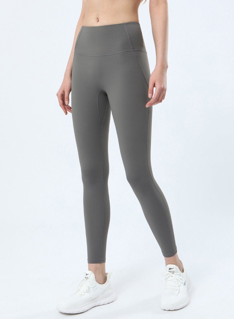 Yoga Tight Fitting Stretch Soft Pants Grey