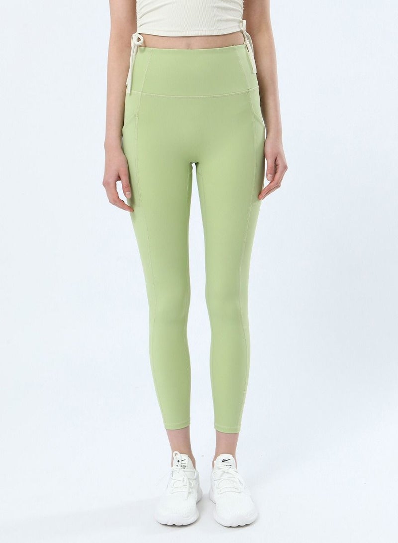 Yoga Tight Fitting Stretch Soft Pants Green