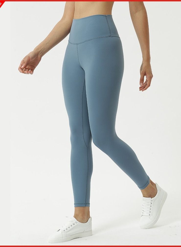 Yoga Tight Fitting Stretch Soft Pants Blue