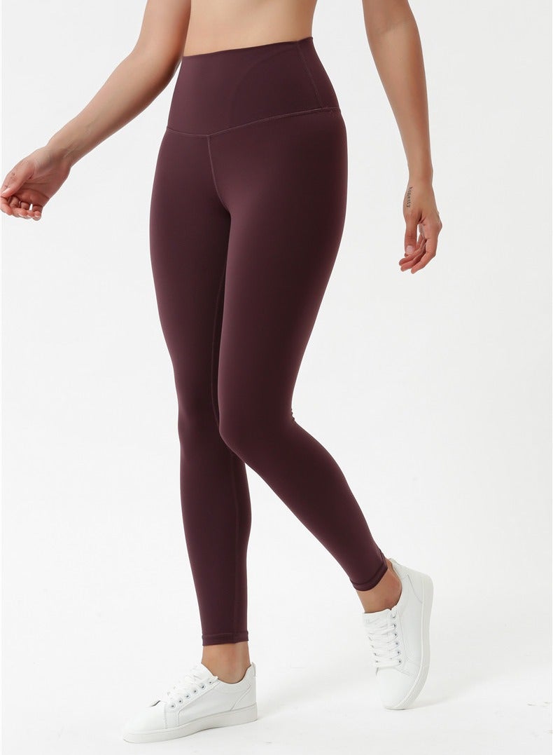 Yoga Tight Fitting Stretch Soft Pants Red