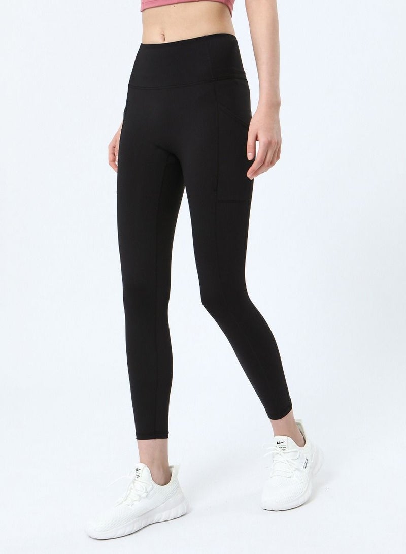 Yoga Tight Fitting Stretch Soft Pants Black