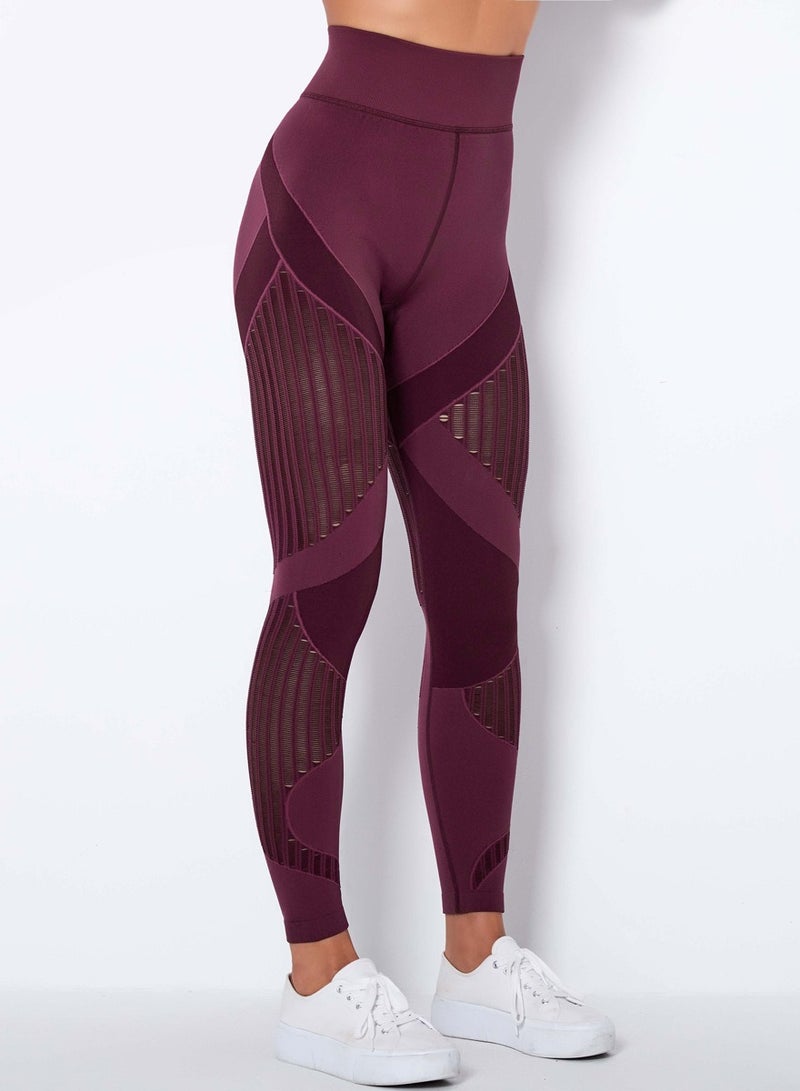 Yoga Tight Fitting Stretch Soft Pants Red