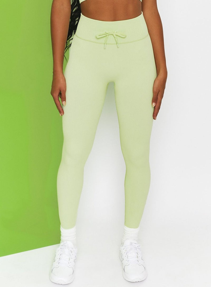 Yoga Tight Fitting Stretch Soft Pants Green