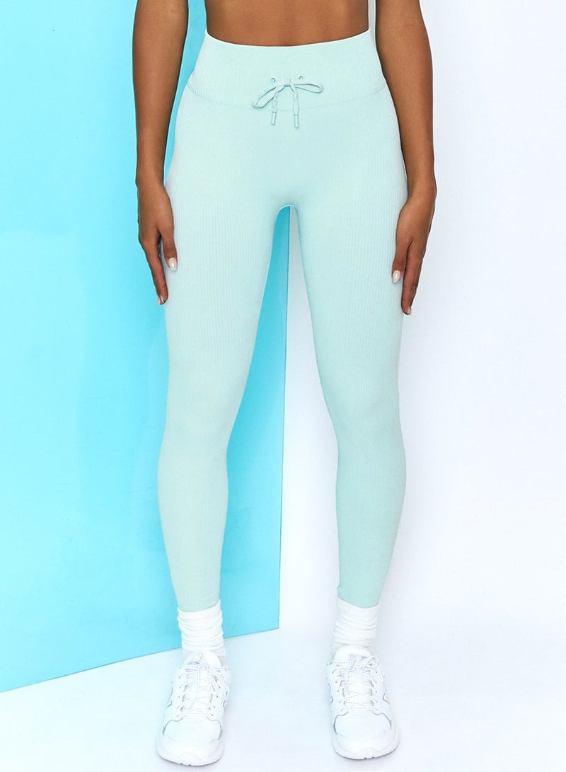 Yoga Tight Fitting Stretch Soft Pants Blue