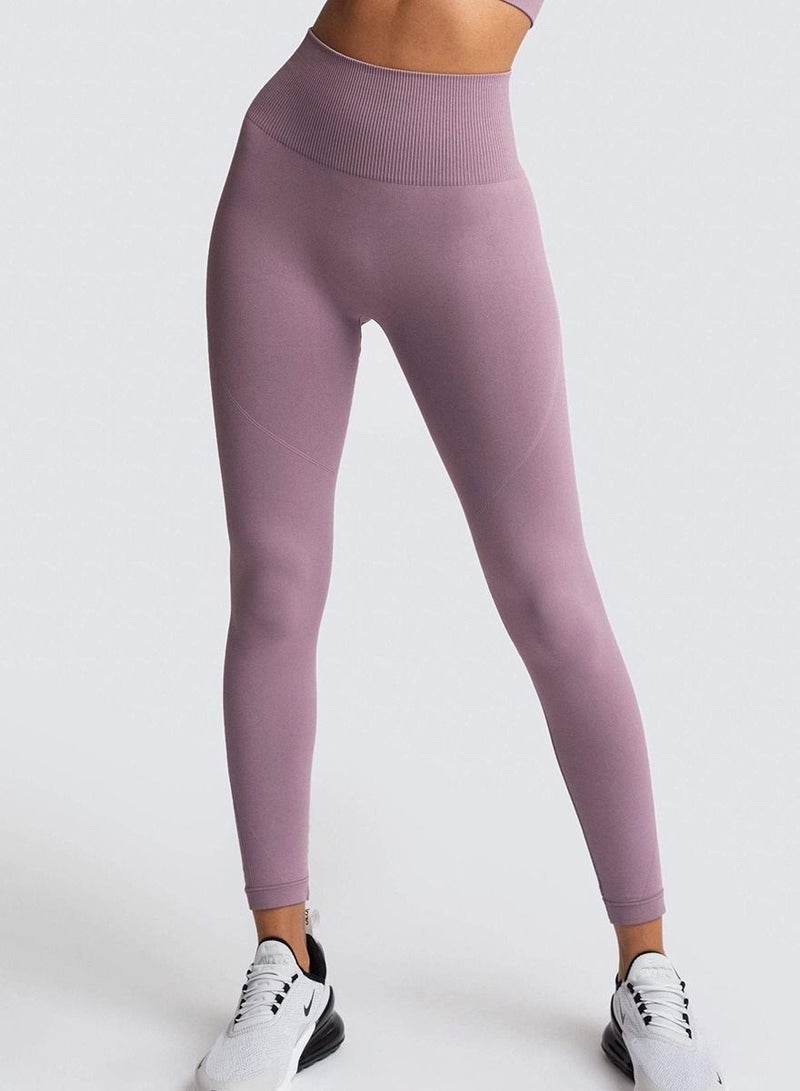 Yoga Tight Fitting Stretch Soft Pants Purple