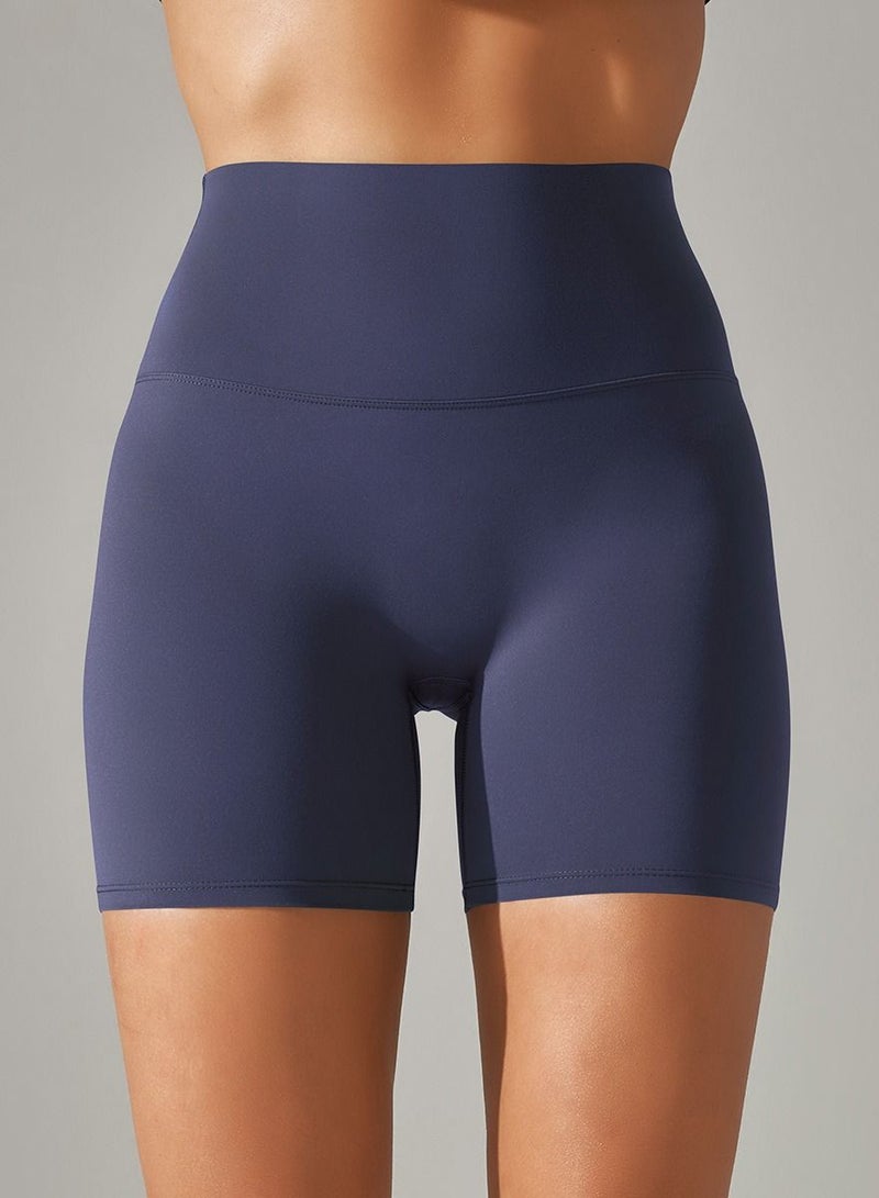 Yoga Tight Fitting Stretch Soft Pants Blue