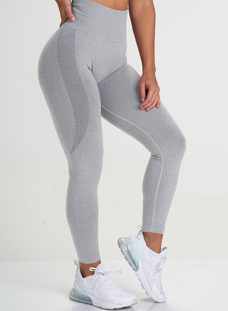 Yoga Tight Fitting Stretch Soft Pants Grey