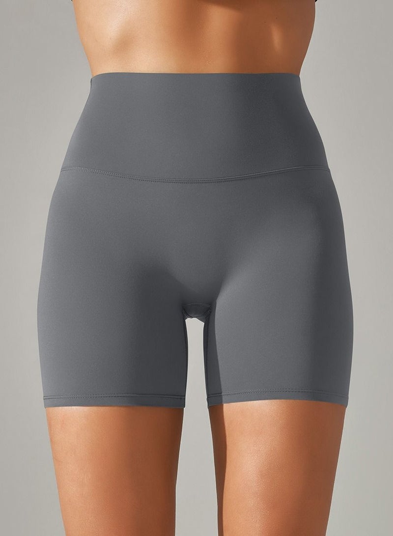 Yoga Tight Fitting Stretch Soft Pants Grey