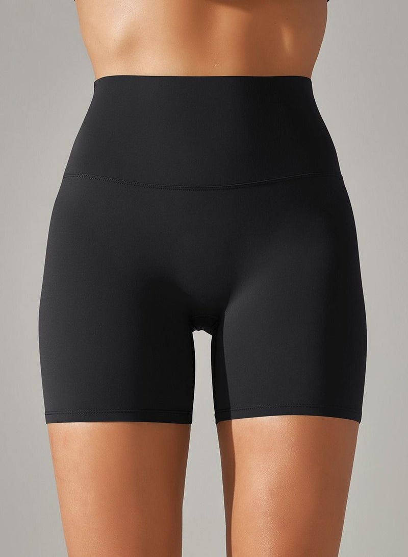 Yoga Tight Fitting Stretch Soft Pants Black