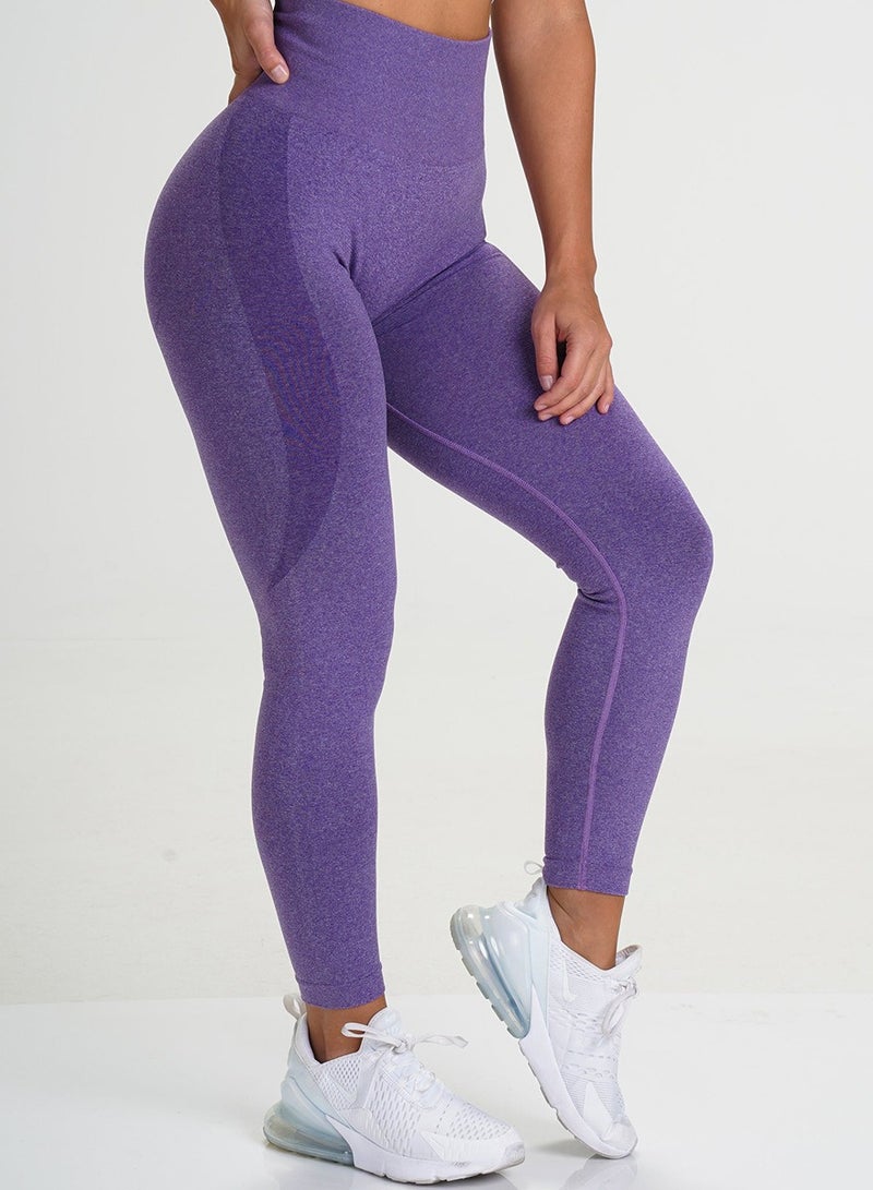 Yoga Tight Fitting Stretch Soft Pants Purple