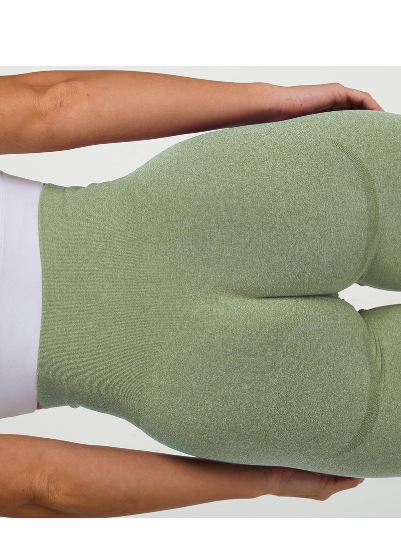 Yoga Tight Fitting Stretch Soft Pants Green