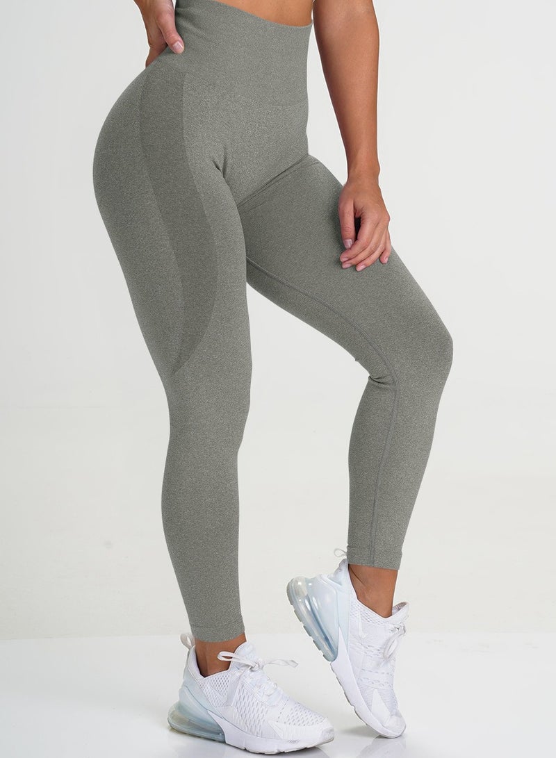 Yoga Tight Fitting Stretch Soft Pants Grey