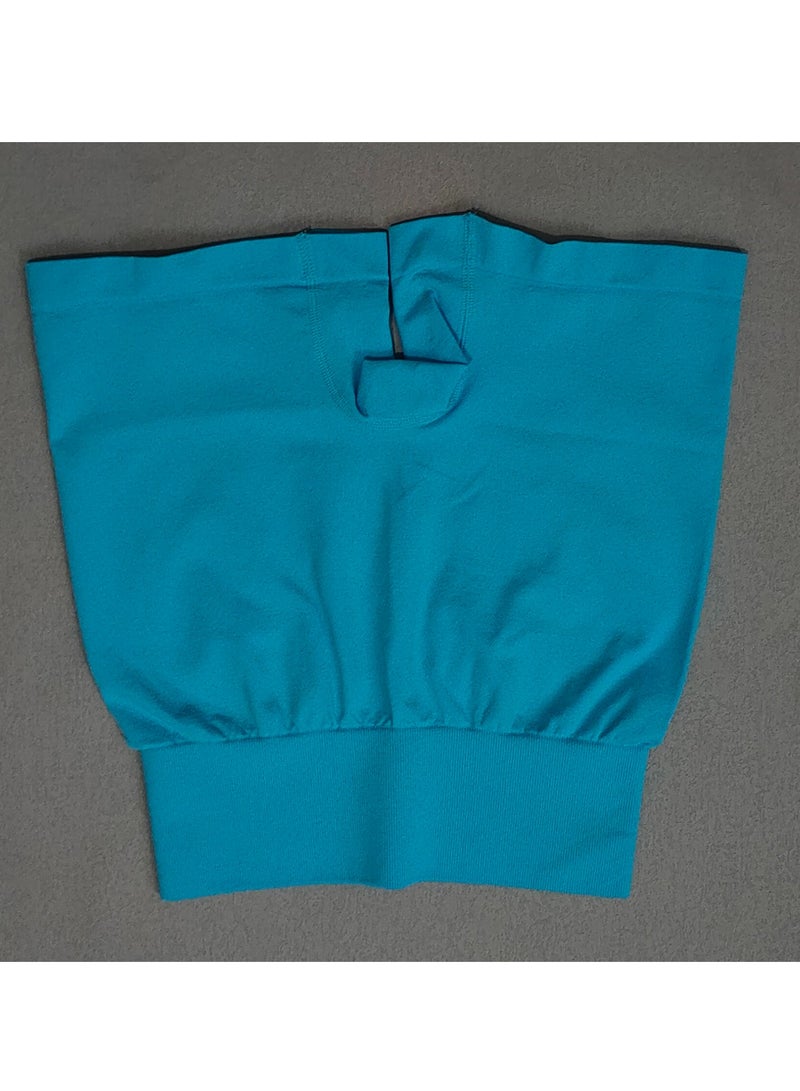 Yoga Tight Fitting Stretch Soft Pants Blue