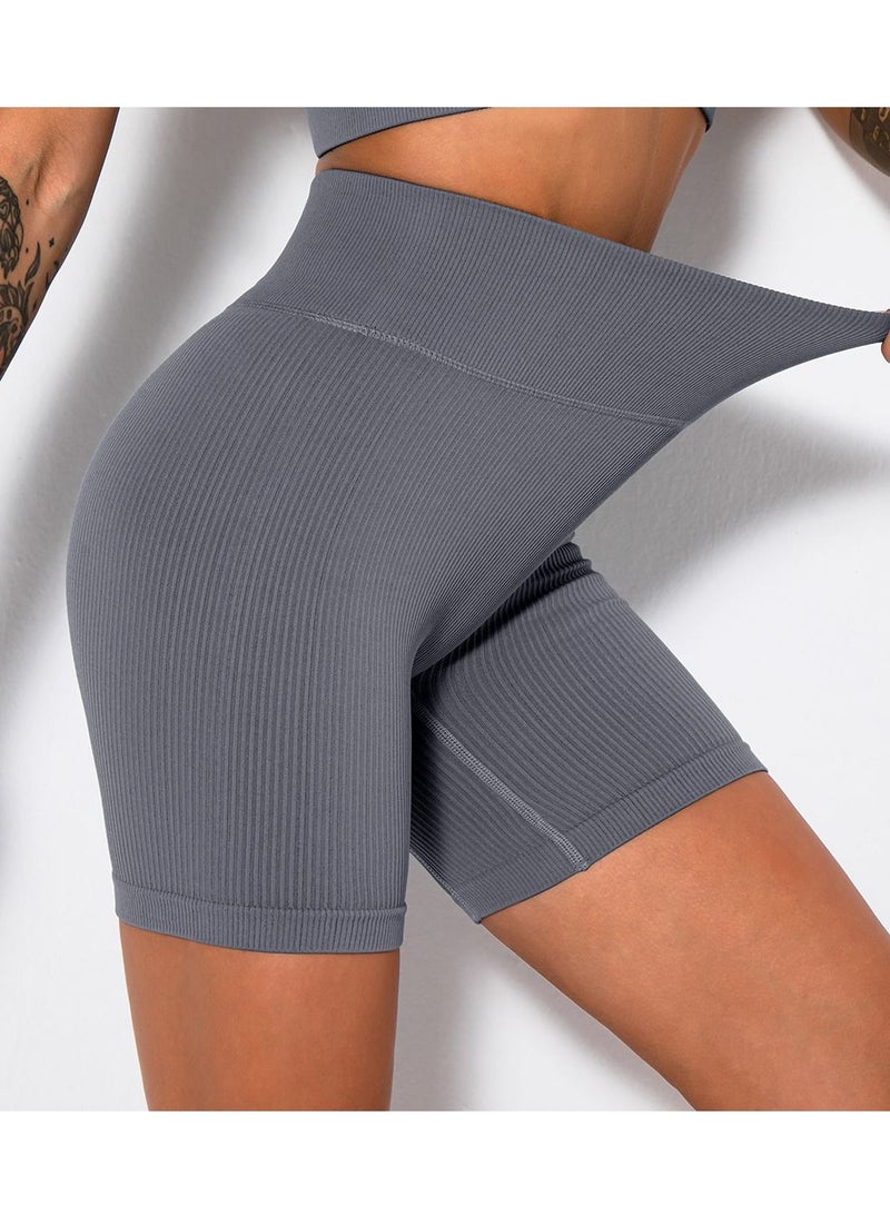 Yoga Tight Fitting Stretch Soft Pants Grey