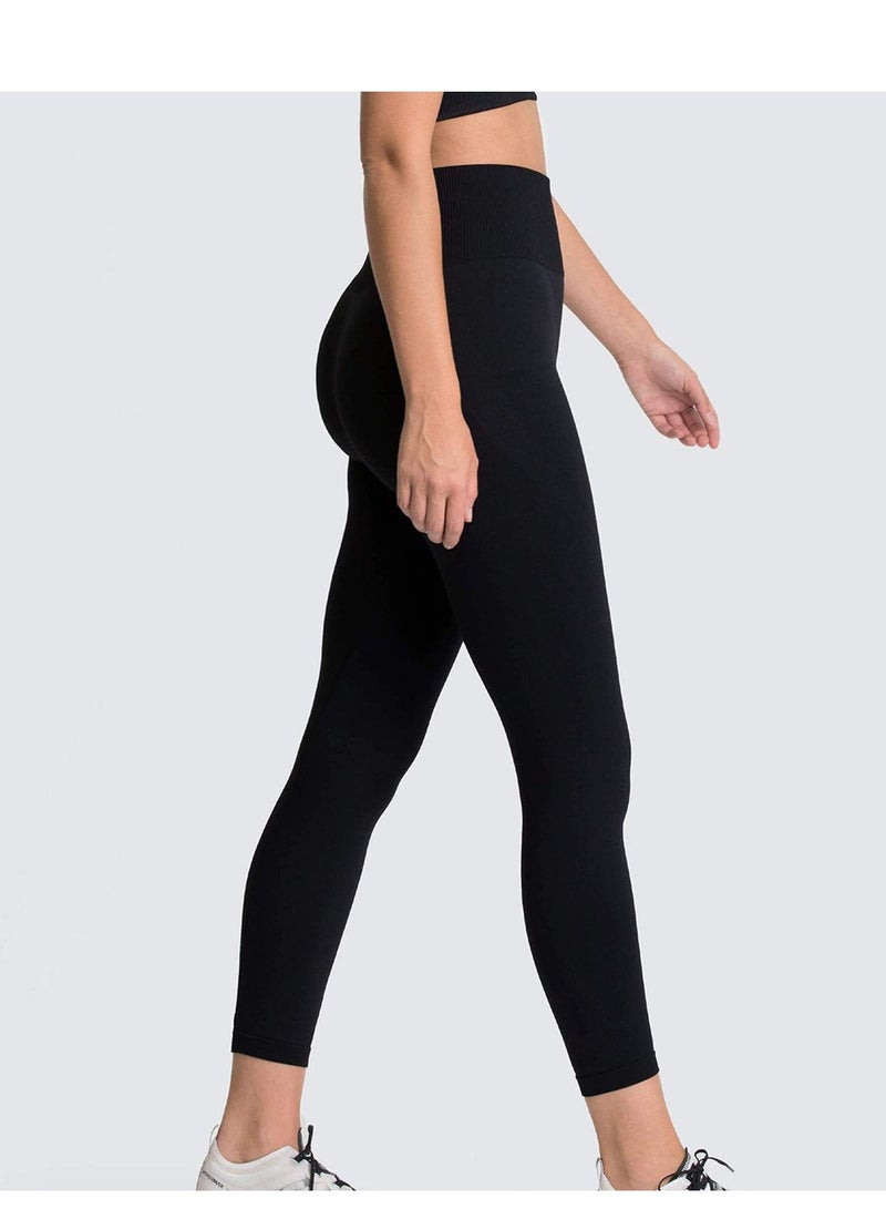 Yoga Tight Fitting Stretch Soft Pants Black