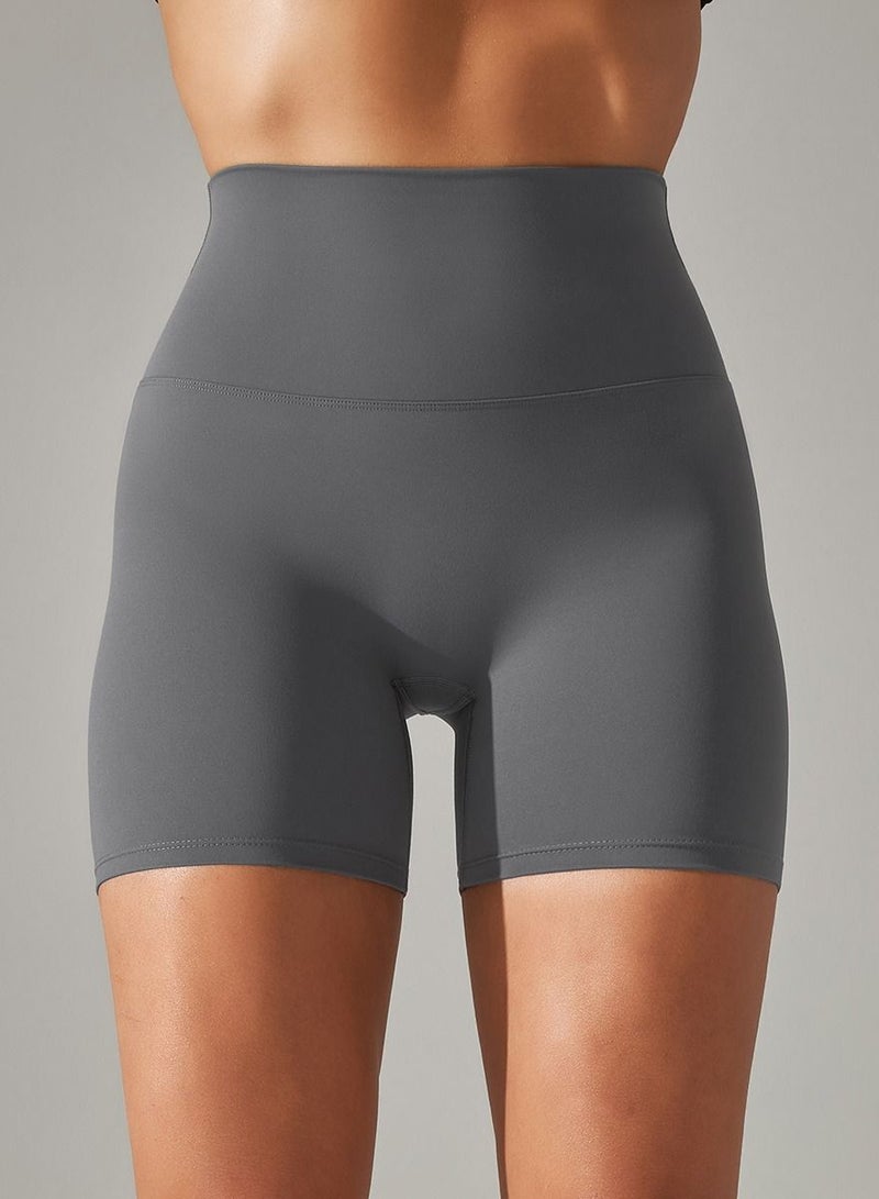 Yoga Tight Fitting Stretch Soft Pants Grey