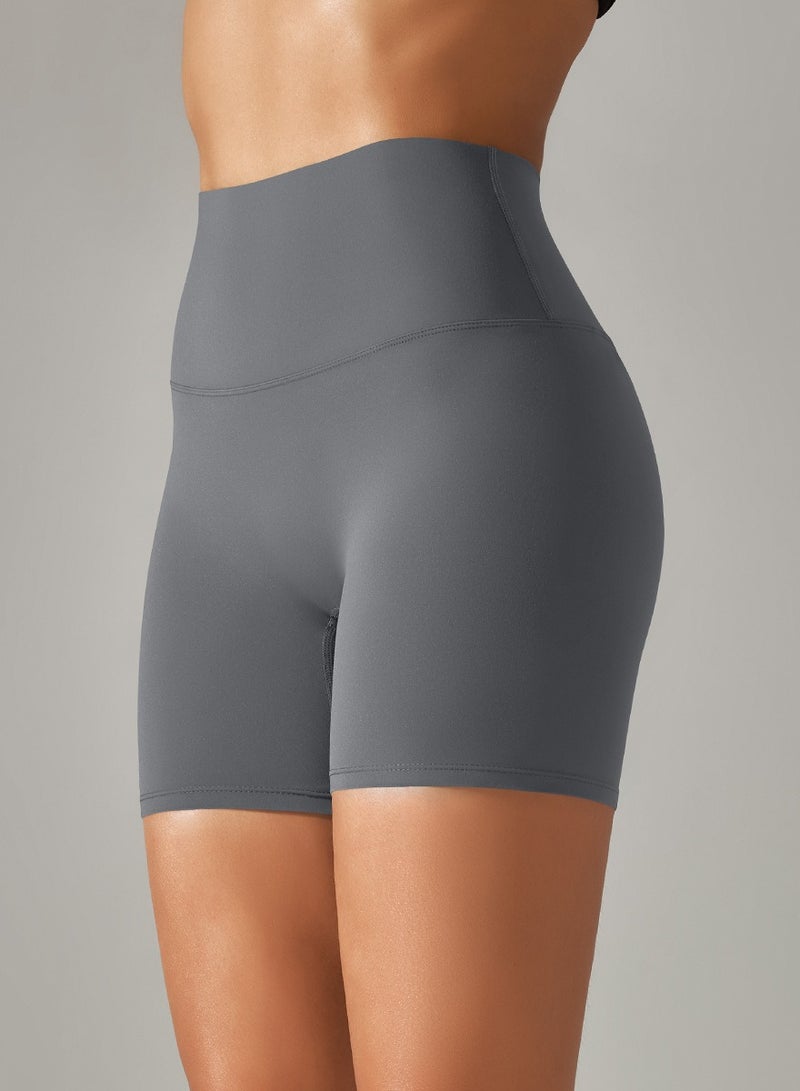 Yoga Tight Fitting Stretch Soft Pants Grey