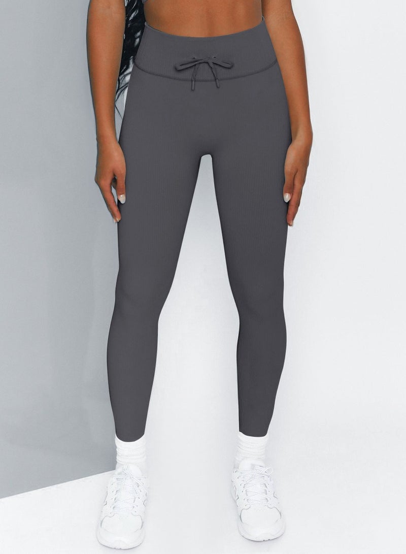 Yoga Tight Fitting Stretch Soft Pants Grey