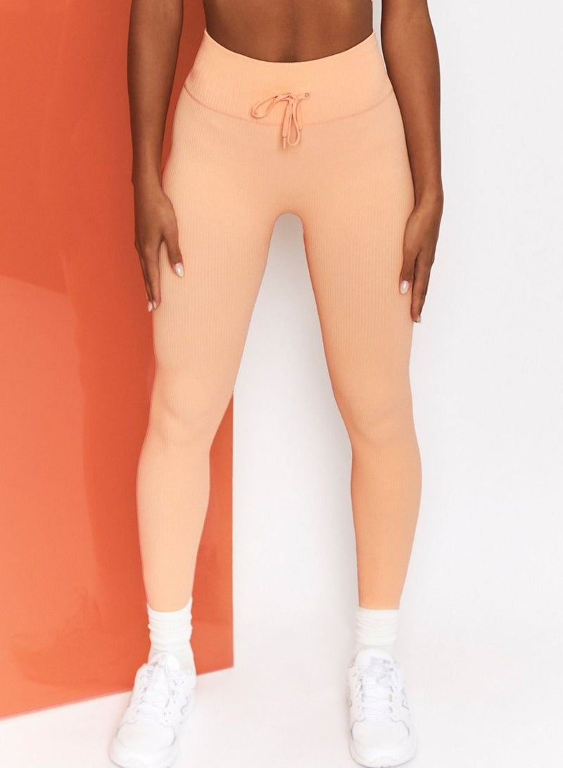 Yoga Tight Fitting Stretch Soft Pants Orange