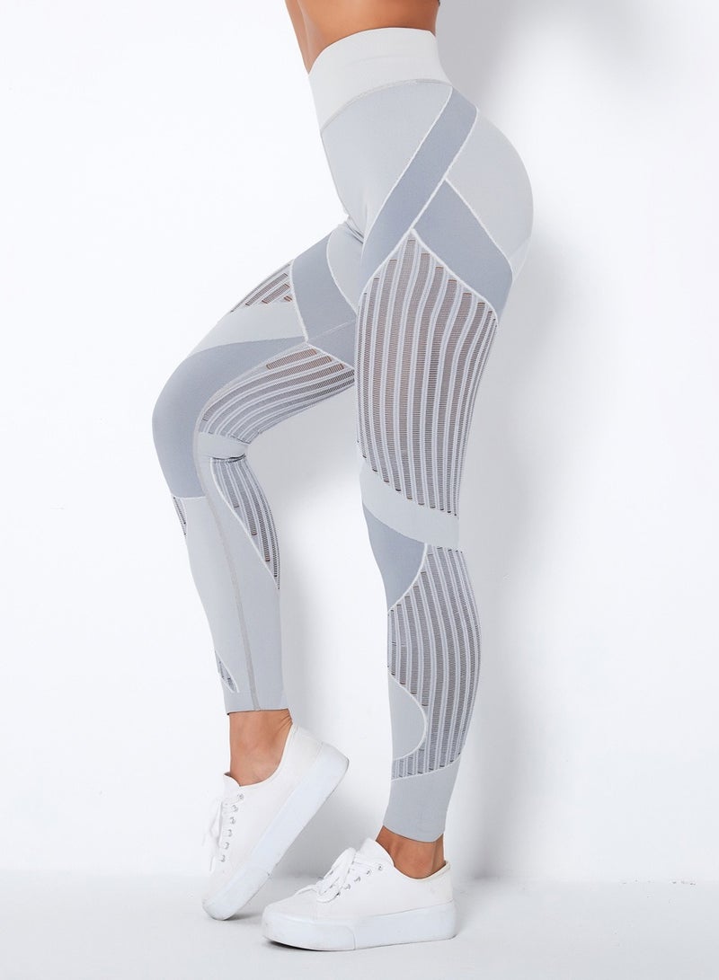 Yoga Tight Fitting Stretch Soft Pants Grey