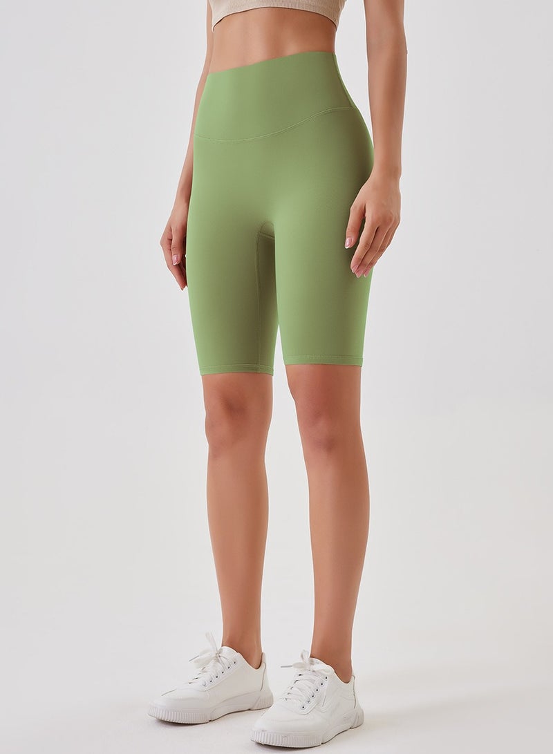 Yoga Tight Fitting Stretch Soft Pants Green