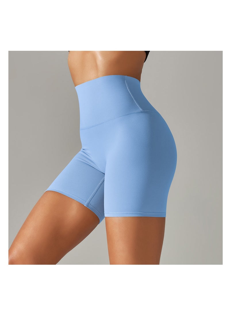 Yoga Tight Fitting Stretch Soft Pants Blue