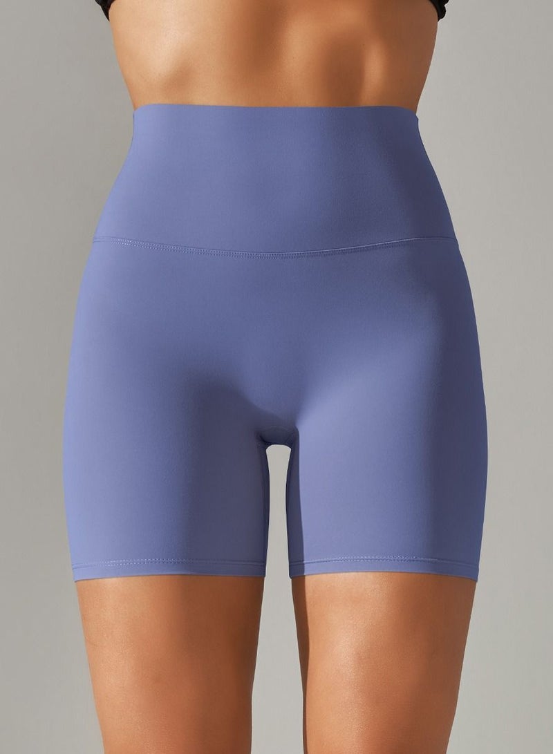 Yoga Tight Fitting Stretch Soft Pants Blue