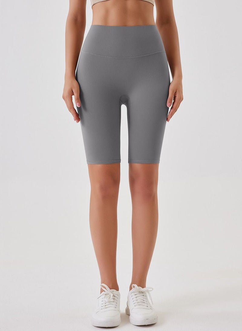 Yoga Tight Fitting Stretch Soft Pants Grey