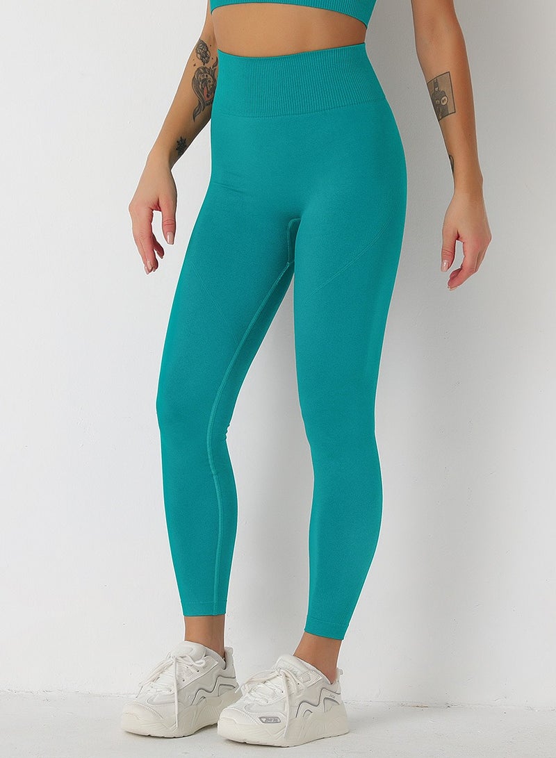 Yoga Tight Fitting Stretch Soft Pants Green