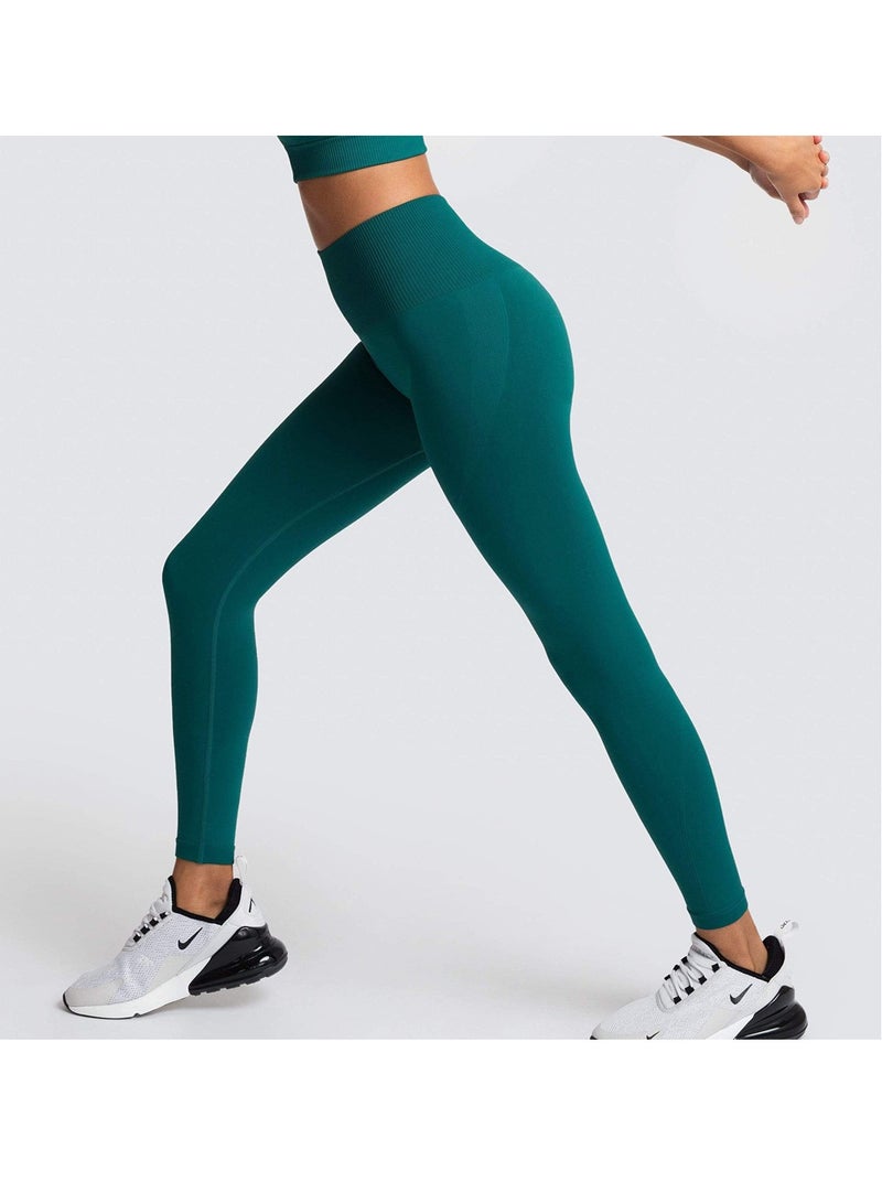 Yoga Tight Fitting Stretch Soft Pants Green