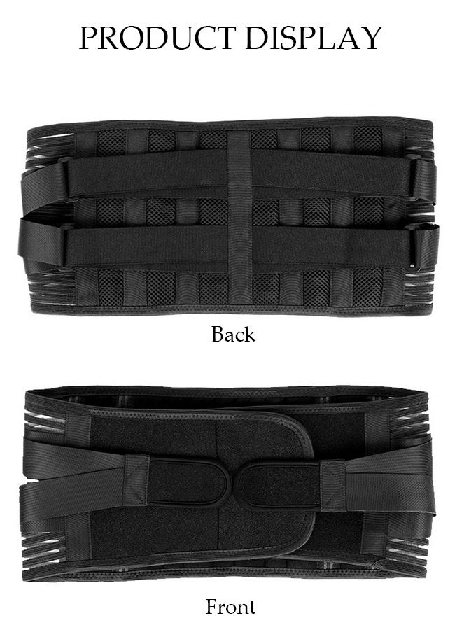 Sports Back Brace for Men and Women Breathable Waist Lumbar Lower Back Support Belt for Sciatica Herniated Disc Scoliosis Back Pain Relief Heavy lifting with Dual Adjustable Straps