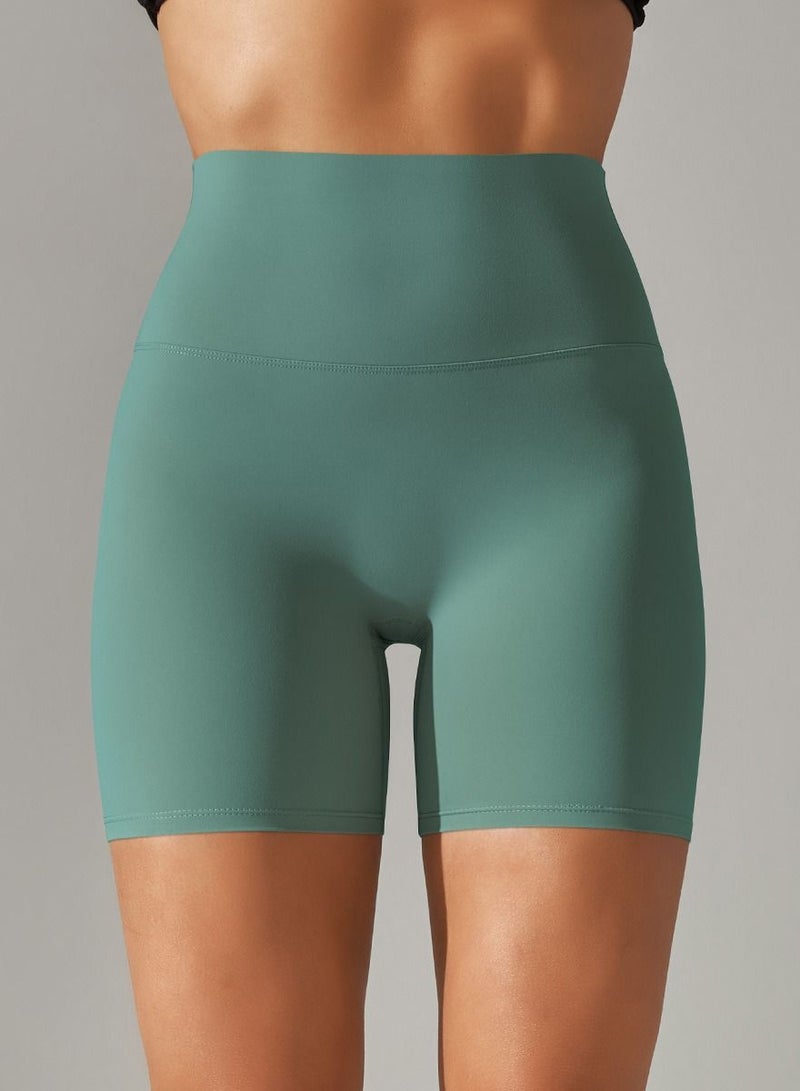 Yoga Tight Fitting Stretch Soft Pants Green