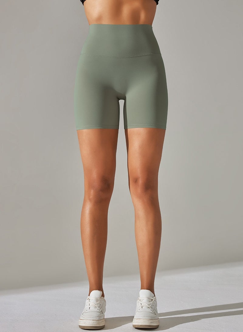 Yoga Tight Fitting Stretch Soft Pants Green