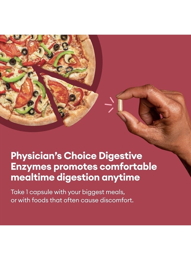 Multi Digestive Enzymes - Organic Prebiotics for Digestive Health And Gut Health Discomfort Relief & Bloating - 180 CT